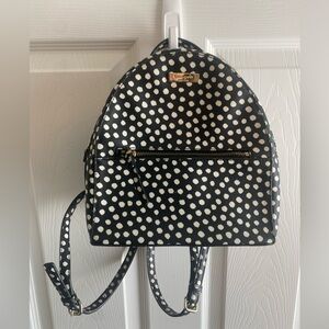 Kate Spade Black and White Dot Backpack